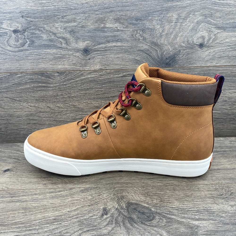 Ben Sherman Harvey High Top Sneakers Men's Size 12 Honey Brown Bsmharvd-2397 View 6